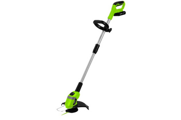Earthwise LST02010 20-Volt 10-Inch Cordless String Trimmer, 2.0Ah Battery & Fast Charger Included, One Size