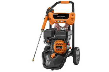 orange and black Generac 7122 SpeedWash Gas Pressure Washer