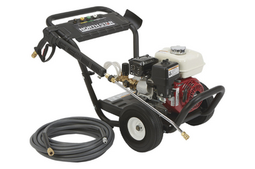 black and red NorthStar 157127 Cold Water Gas Powered Pressure Washer