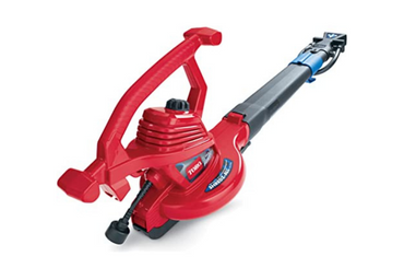 red and black Toro 51621 UltraPlus Leaf Blower Vacuum