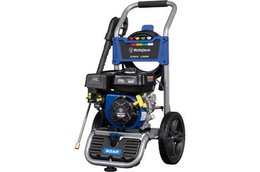 blue and black Westinghouse WPX3200 Gas Powered Pressure Washer