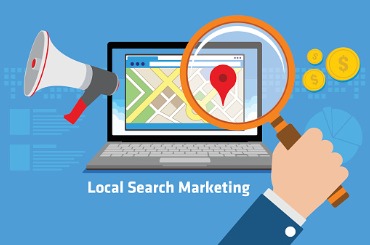 local search marketing vector